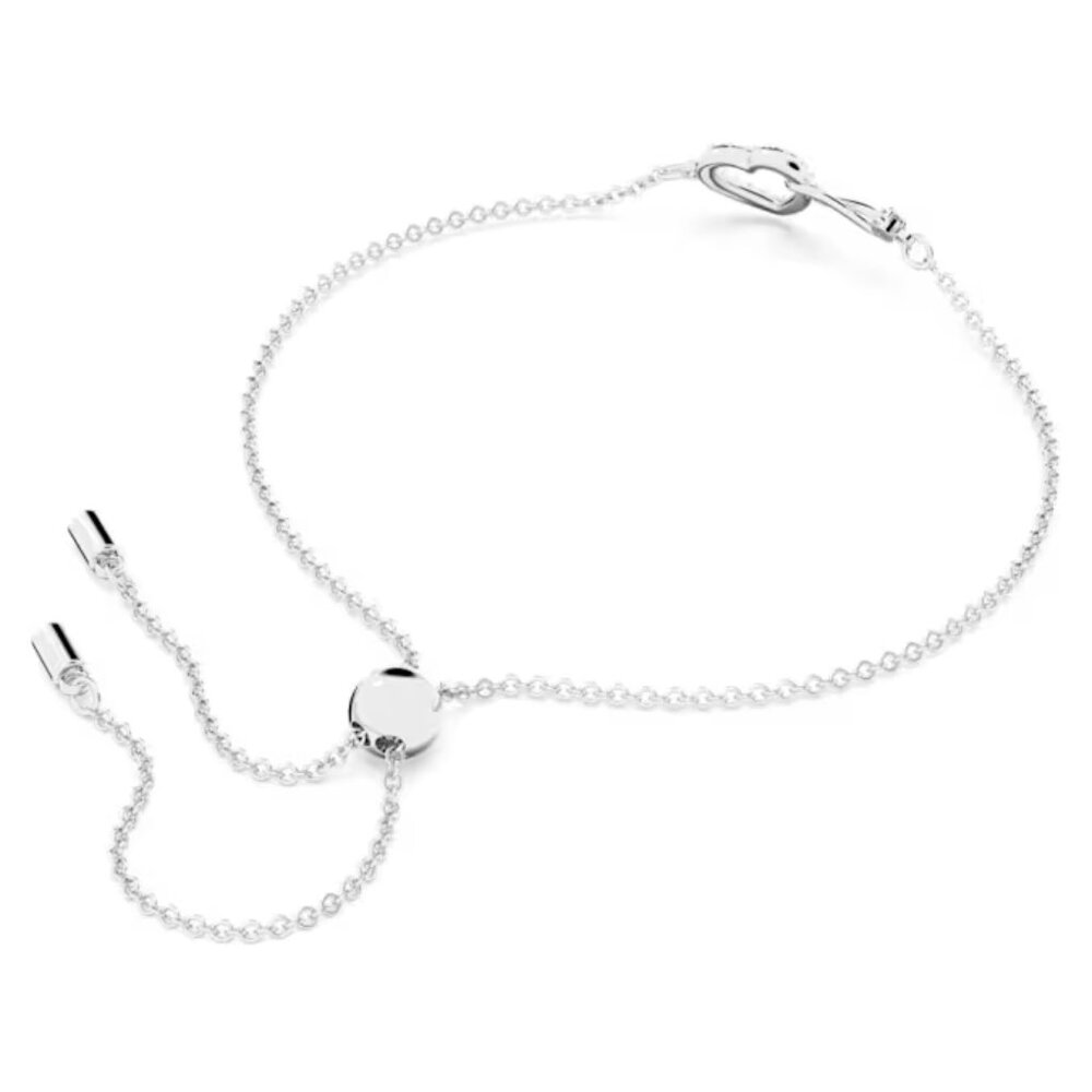 SWAROVSKI Hyperbola bracelet Infinity and heart, White, Rhodium plated - Picture 5 of 11